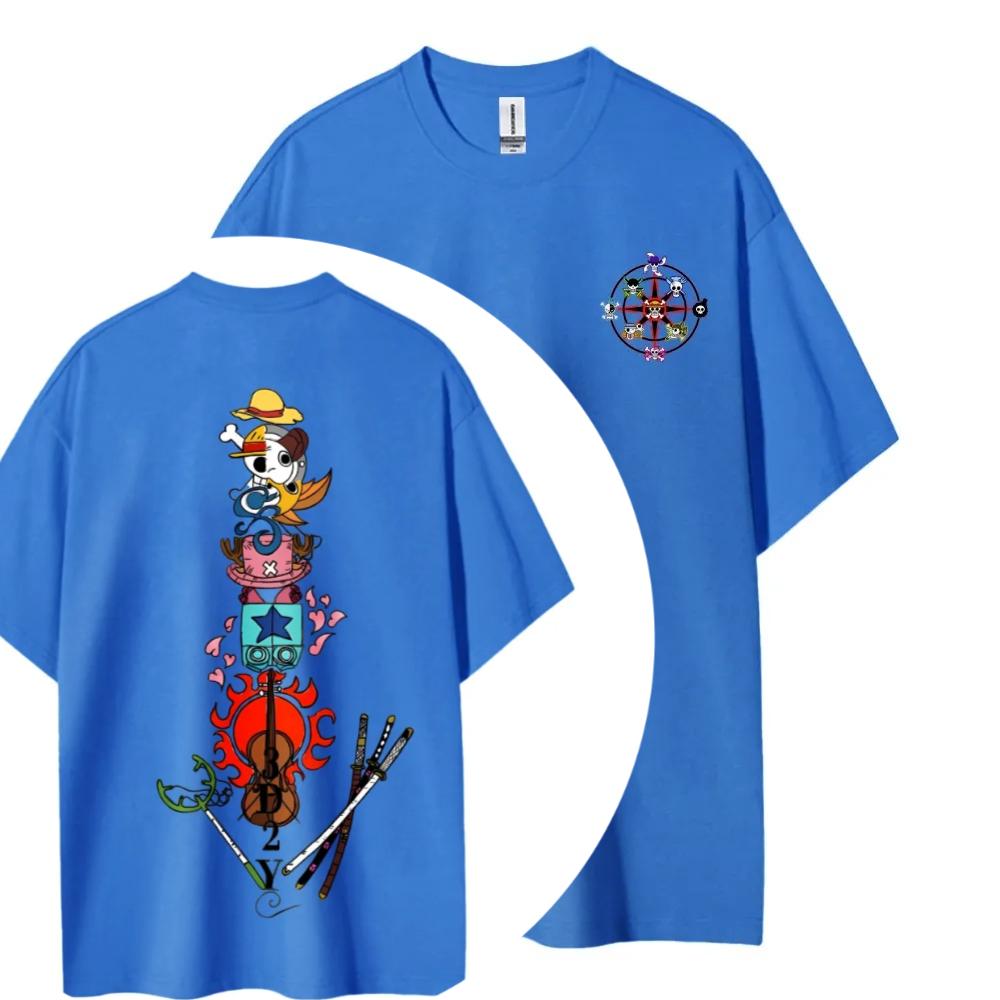 

ONE PIECE Japanese Hotblooded Anime Classic Characters Sports Casual Shortsleeved Comfortable Halfsleeved Popular Slayer S