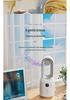 F8 Bladeless Fan & Bluetooth Speaker with Desk Lamp, USB Charging, Oscillation, Creative Design, Digital Display - 2026 Model for Home Use