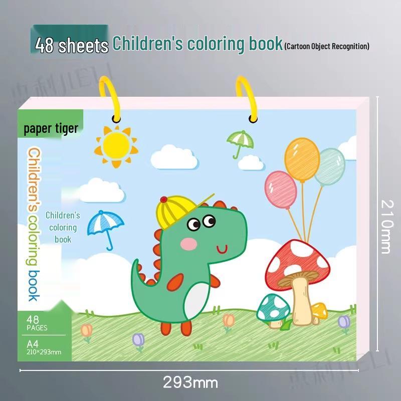 Jerry A4 Loose-Leaf Children's Drawing Book - Thick, Large Doodle & Picture Book for Kindergarten