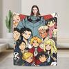 Fullmetal Alchemist  Super Soft Blankets  Girls Boys Plush Bedding Throws Pattern Couch Chair Flannel Bedspread Sofa Bed Cover