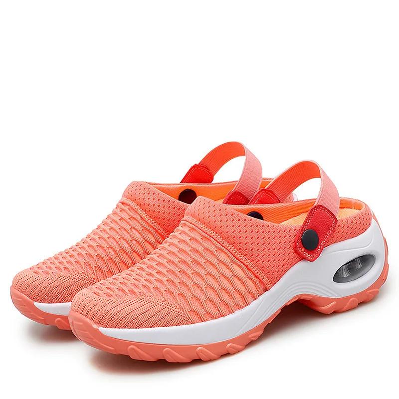 Ladies Summer Platform Sandals Women Mesh Sneakers Breathable Slip On Buckle Strap Female Beach  Outdoors Shoes Woman
