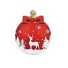 12pcs Wooden Christmas Ball Pendant Christmas Gift Decoration Christmas Tree Hanging Home Room Decor Outdoor Accessories for Holiday Decorating Use