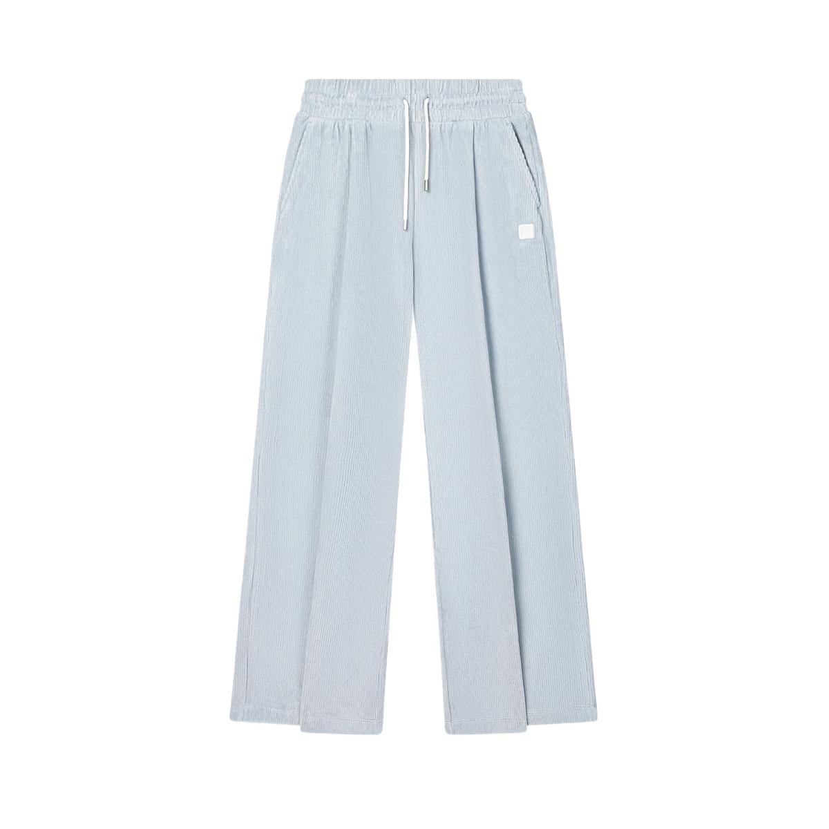 

FILA Original Comfortable Stretch Lace-Up Casual Knit Sports Pants Women pants Global-Blue F71W449601F-BU XL