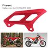Motorcycle Rear Sprocket Guard Plate CNC Aluminium Alloy Replacement for CRF450L 2019‑2020Red