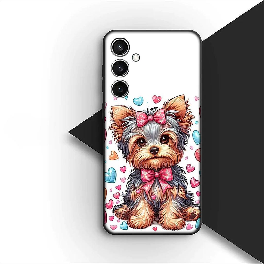 for Samsung Galaxy S10 S8 S9 Plus A33 A34 A31 70 A71 A72 Note 20 9 8 S10E Phone Case Yorkshire Terrier Yorkie Dachshund Dog