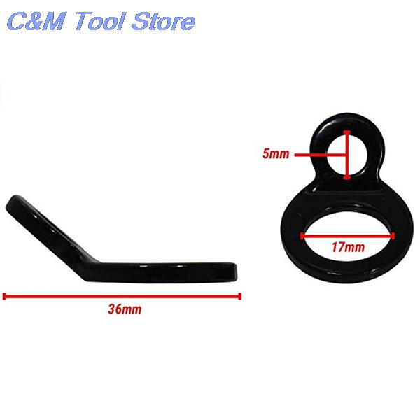 2pcs Tie Down Strap Rings for Motorcycle Dirt Bike ATV UTV Attach Tie-downs Stainless Steel Tie-Down Strap Rings