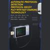 FNB58 Portable USB Voltage and Current Tester with 2" LCD Display Screen, Fast Charging Compatibility Current Voltmeter