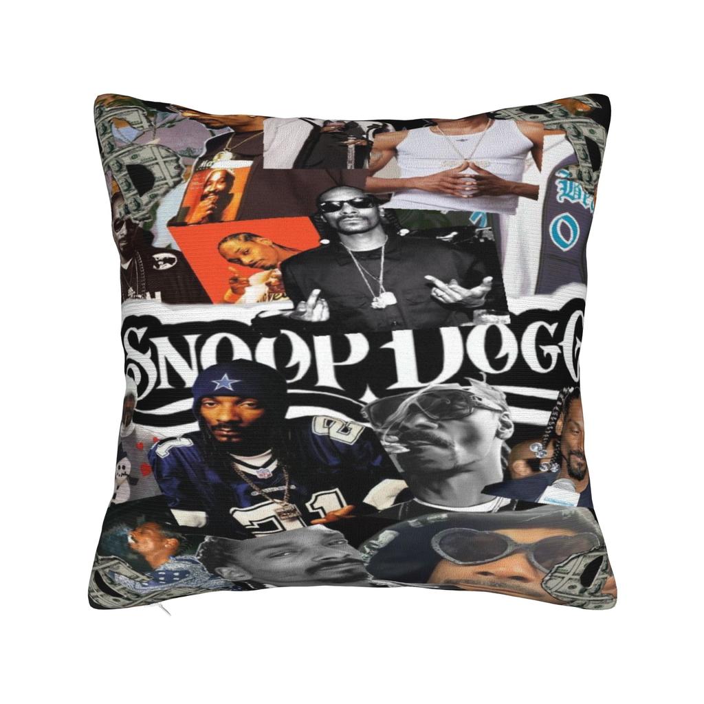 Snoop Dogg Pillowcases Merch Soft Cushion Cover  Throw Pillow Cover Car Decor Zippered Multi Size
