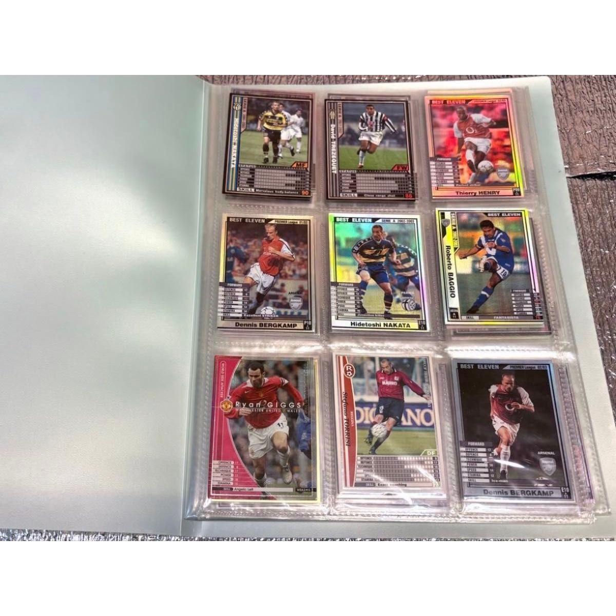 Used Bulk sale] WCCF card collection file soccer cards, including copy cards, 9 pages