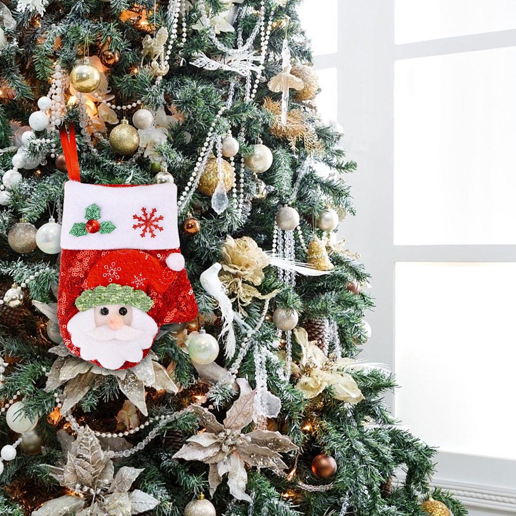 1/3PCS Christmas Glove Tableware Bag Holder Fork Spoon Pocket Cutlery Pouches