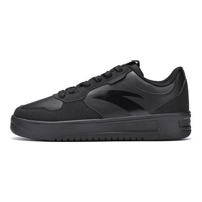 Zapatillas Simples Versátiles con Absorción de Impactos Resistentes al Desgaste de Caña Baja Zapatillas para Hombre Negro Básico 912538003Q-2