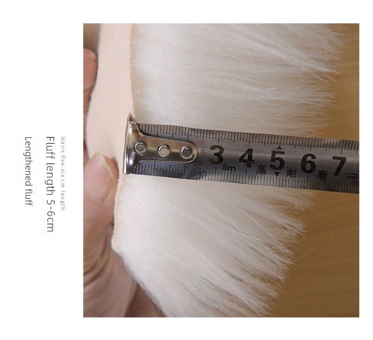 Paduri pentru Nail Art & Covoare din Lână Faux: Covoare Decorative Groase de Pluș din Piele de Oaie