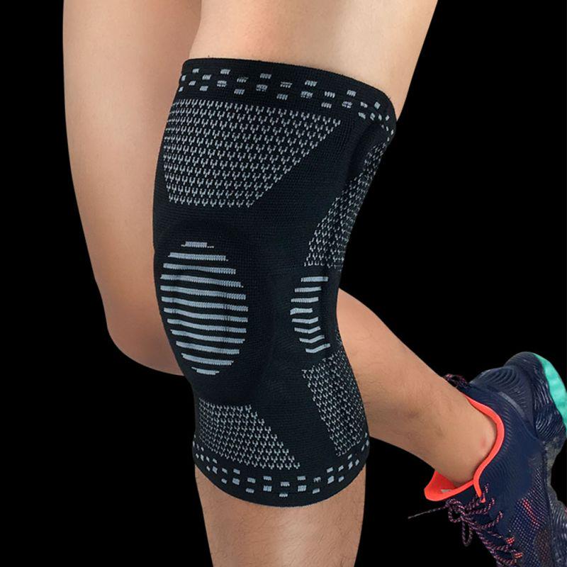1pcs Knee Pad Sleeve Elastic Breathable Anti-sweat Leg Warmer Protector Outdoor Gym Basketball Football Soccer Sportswear Accessories