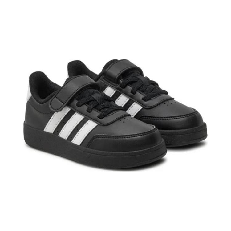Adidas Breaknet 2.0 Comfortable Versatile Non-Slip Durable Low-Top Kids Skate Shoes Kids Skate Shoes Black IE3793