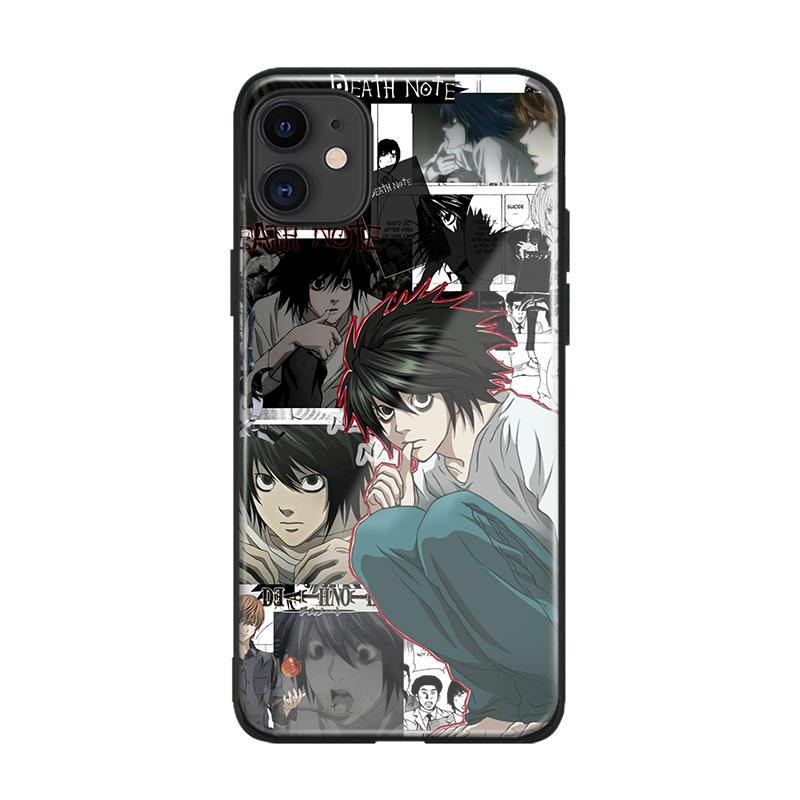 

Yagami Misa Mello L Death Note Anime Soft Tpu Glass Phone Case для IPhone SE 6 7 8 Plus X Xr Xs 11 12 13 Mini Pro Max Samsung iPhone 11 Pro&Glossy Glass