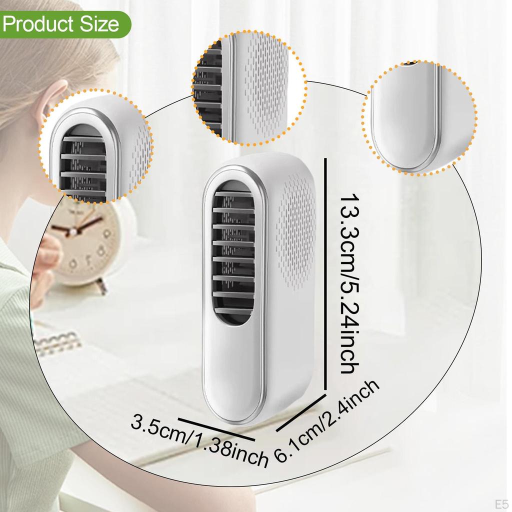 Handheld Fan 3 Speed Adjustment Compact with Lanyard Quiet for Kids Girls Women Portable