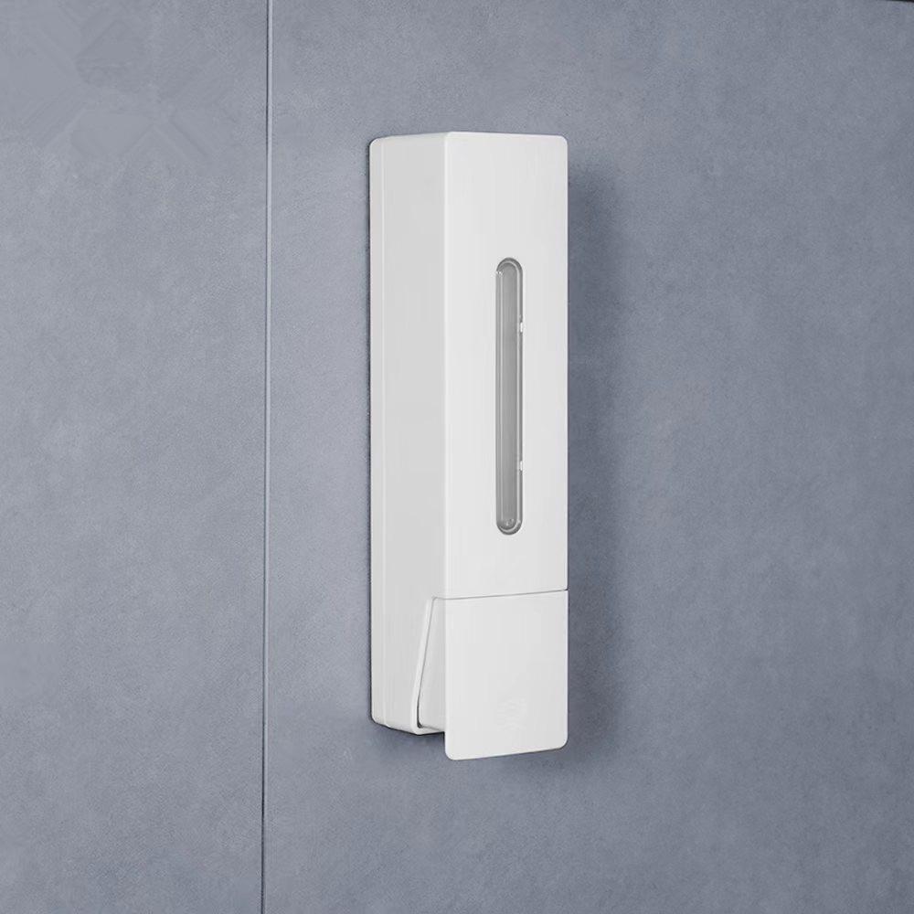 Double Head Wall-mounted Manual Soap Dispenser Shampoo Hotel Household Bathroom Punch-free Soap Dispenser 400ML Large Capacity