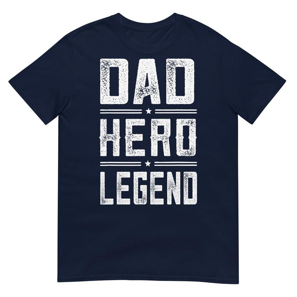 Dad Hero Legend Vintage Distressed Dad Tshirt S