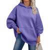 Womens Oversized Sweatshirts Fleece Hoodies Long Sleeve Pullover Outfits With Pocket