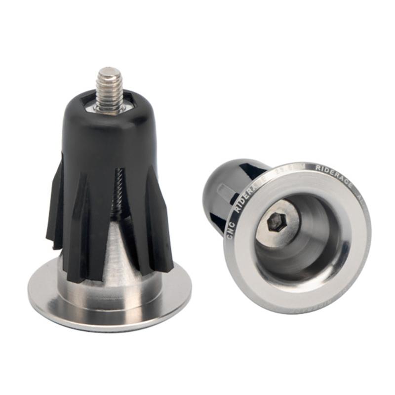 2 Pcs Bike Bar End Cap Bicycles Handlebar Plug Road Bike Expanding Locking Bar End Cap Bike Bar Plug Cycling Supplies