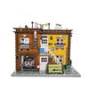 Non-Toxic 2284Pcs English Cottage Building Blocks Retro House With Car Moc Model Bricks Desktop Decoration Diy Toys For Kids Holiday Gifts