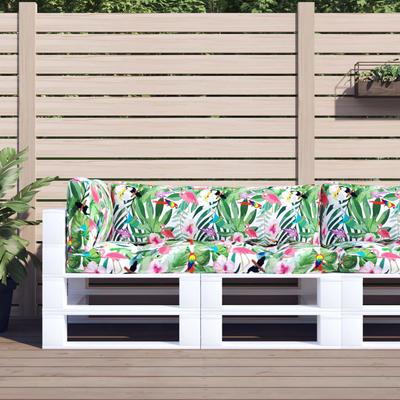Vidaxl Pallet Cushions, 3 Pcs, Colorful, Oxford Fabric