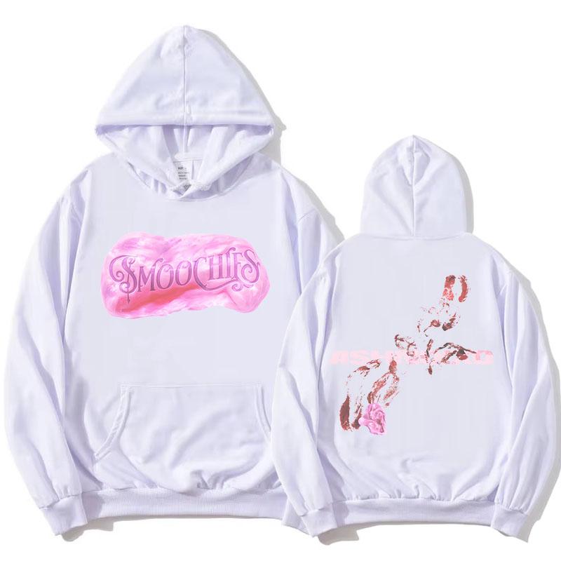 BUCKTOOTH SMOOCHIES MIKINA Ashnikko Grafický Potisk Mikiny Módní Mikiny s Dlouhým Rukávem s Kapucí Streetwear Dámské Oblečení