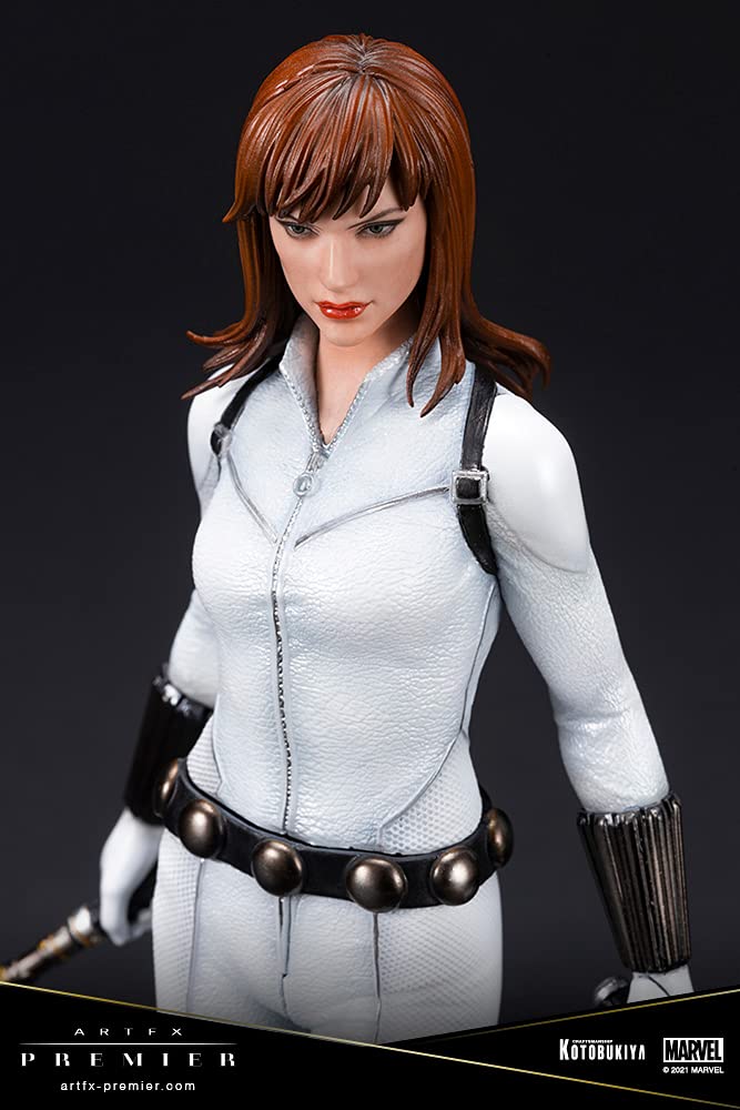 ARTFX PREMIER MARVEL UNIVERSE Black Widow White Costume Edition 1/10 Scale PVC Pre-painted Easy-to-Assembly Figure MK366