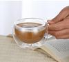 Stylish Double-Layer Glass Milk & Tea Cup - High Borosilicate