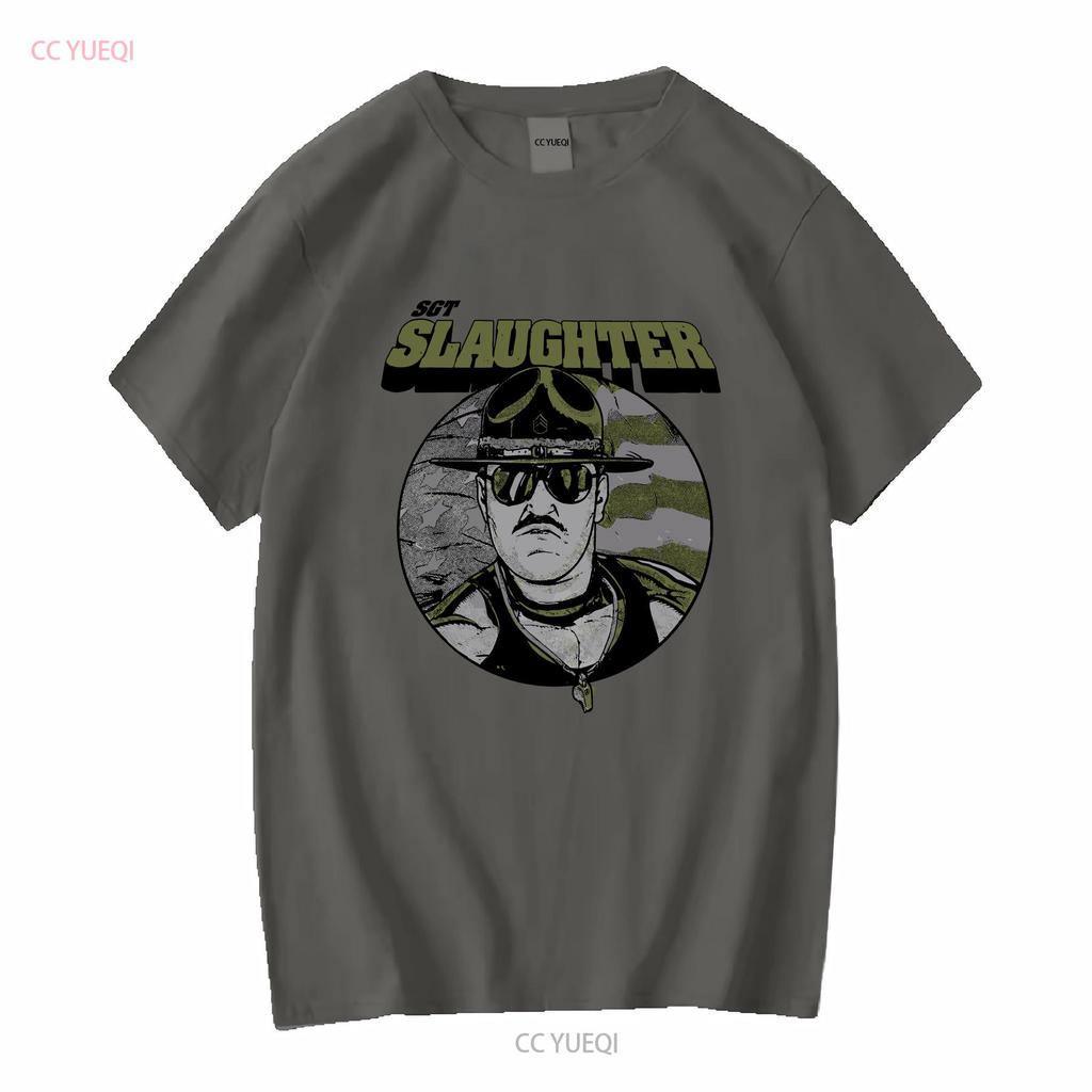 Sgt Slaughter Declare T Shirt S 5XL Vintage Washed Breathable Comfortable Versatile Soft Fashion Slightly Graphic Casual