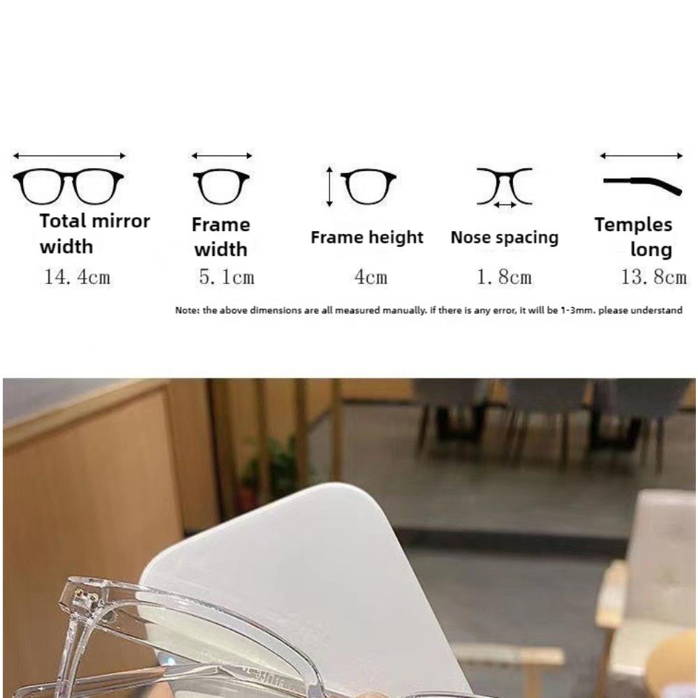 Anti-blue Glasses, Flat Glasses, Ultra-light Glasses, Men and Women of the Same Style, Students