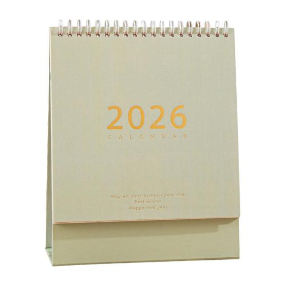 2026 Desk Calendar Retro Style Thick Paper Time Management Planner Home Office School Daily Schedule Planner