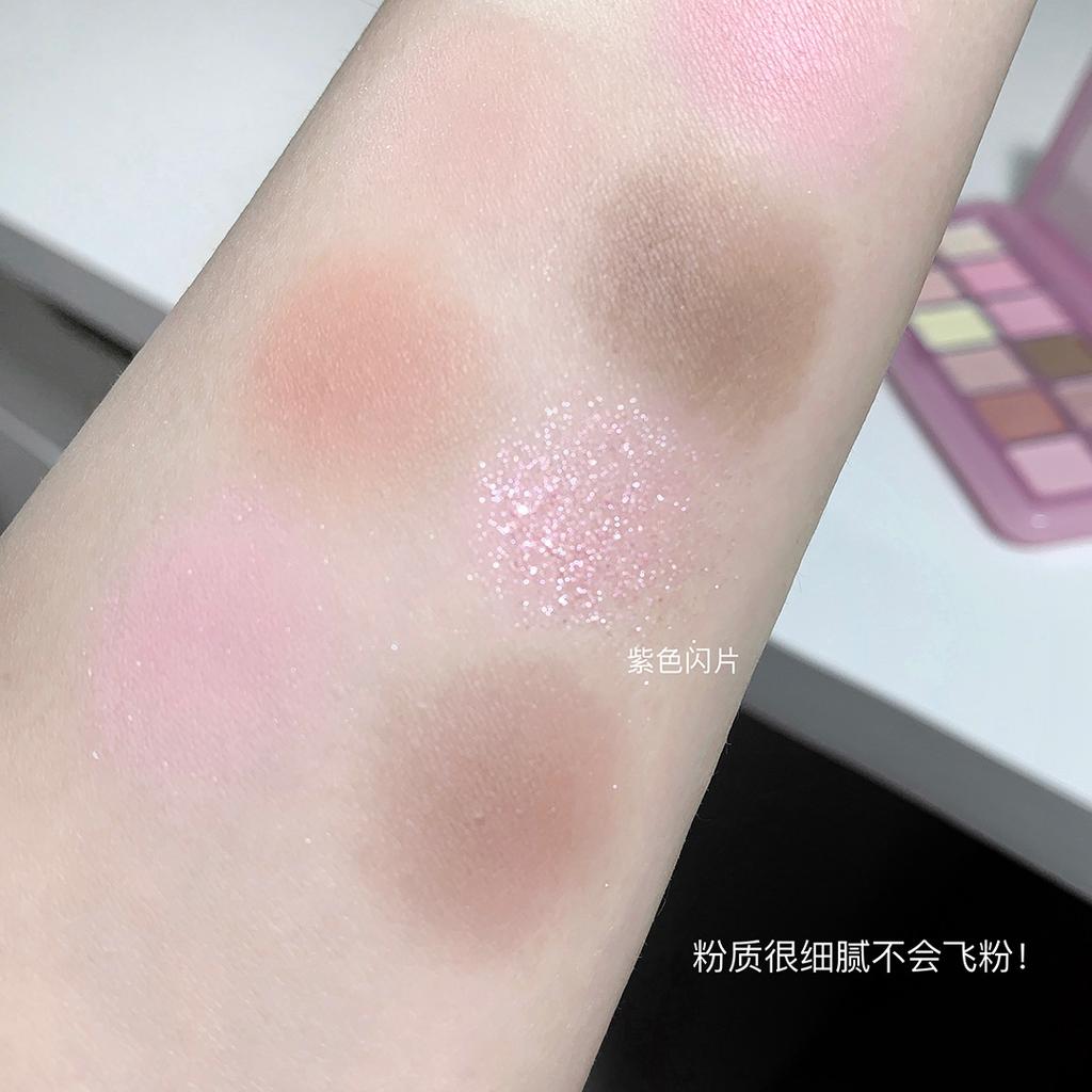 Twelve-color Eyeshadow Matte Matte Pearlescent Fine Shimmer Long-lasting Earth-color Eyeshadow Palette