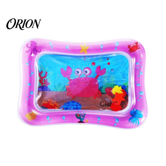 Safe Water Mat for Newborns Inflatable Splash Pad Toddlers, Thickened PVC Outdoor Sprinkler Play Stable Tummy Time Floor Babies, Sensory Toy