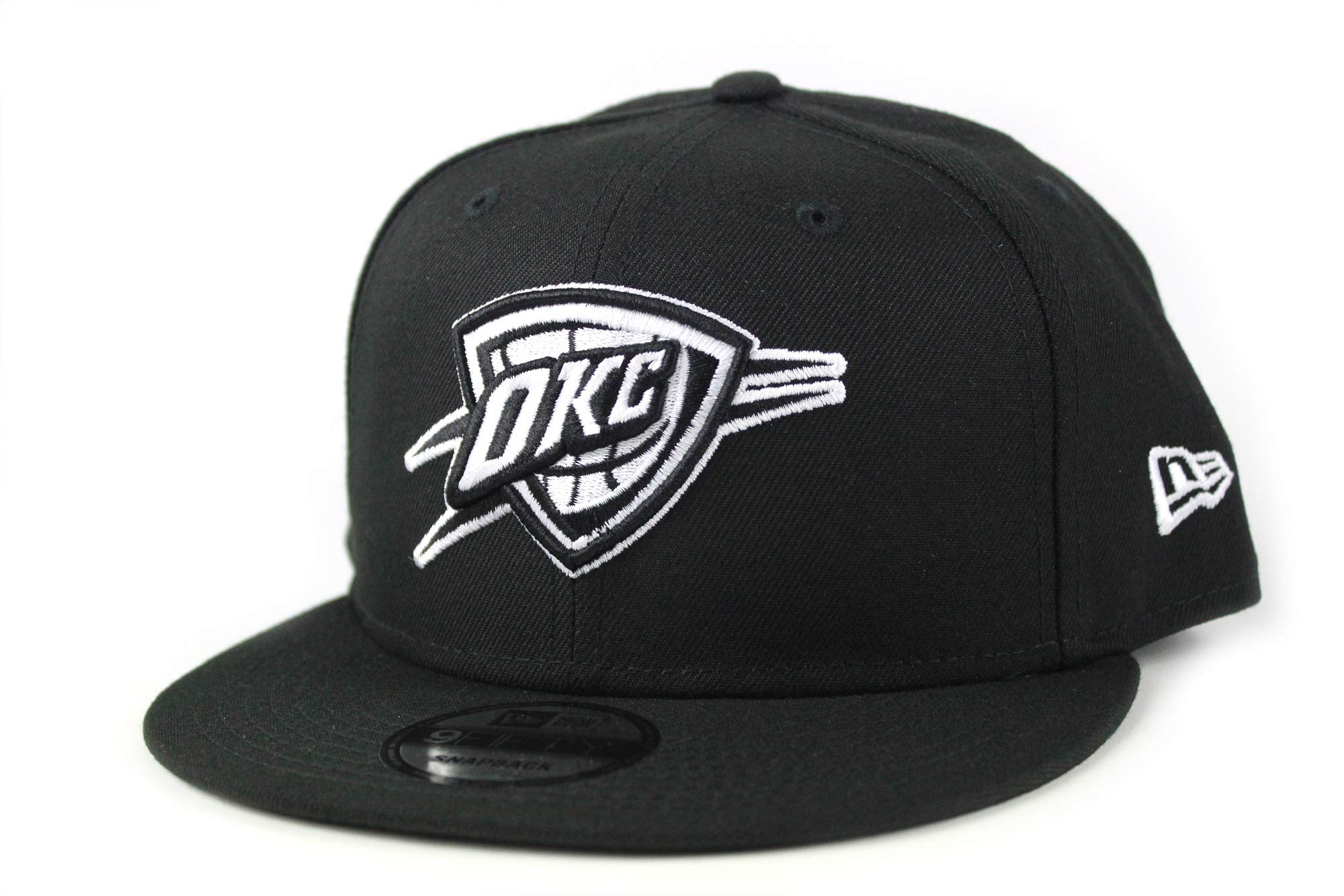 New Era 9FIFTY Snapback Black NBA Western Oklahoma City Thunder Cap, & White, Conference,