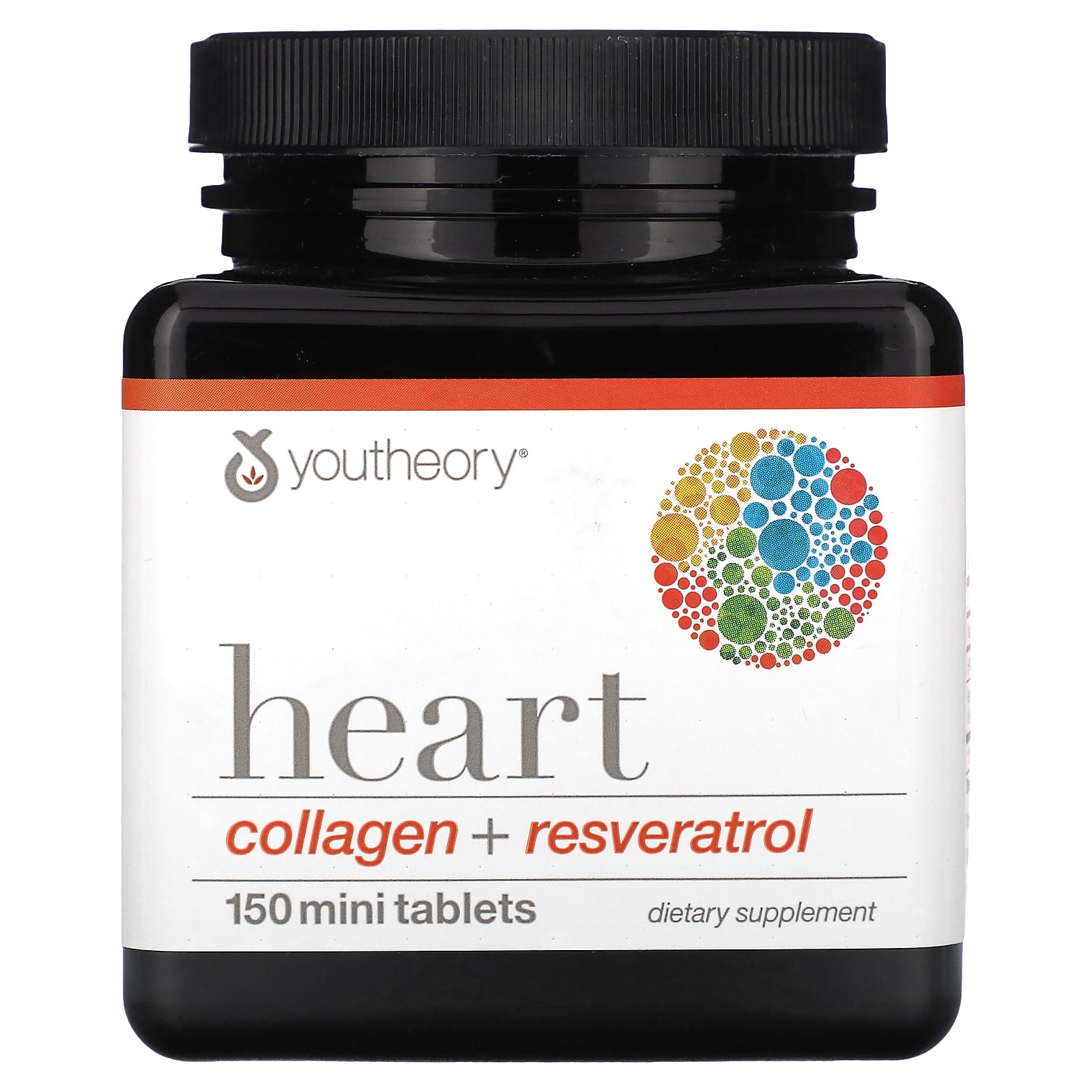 

Heart Collagen + Resveratrol, 150 Mini Tablets