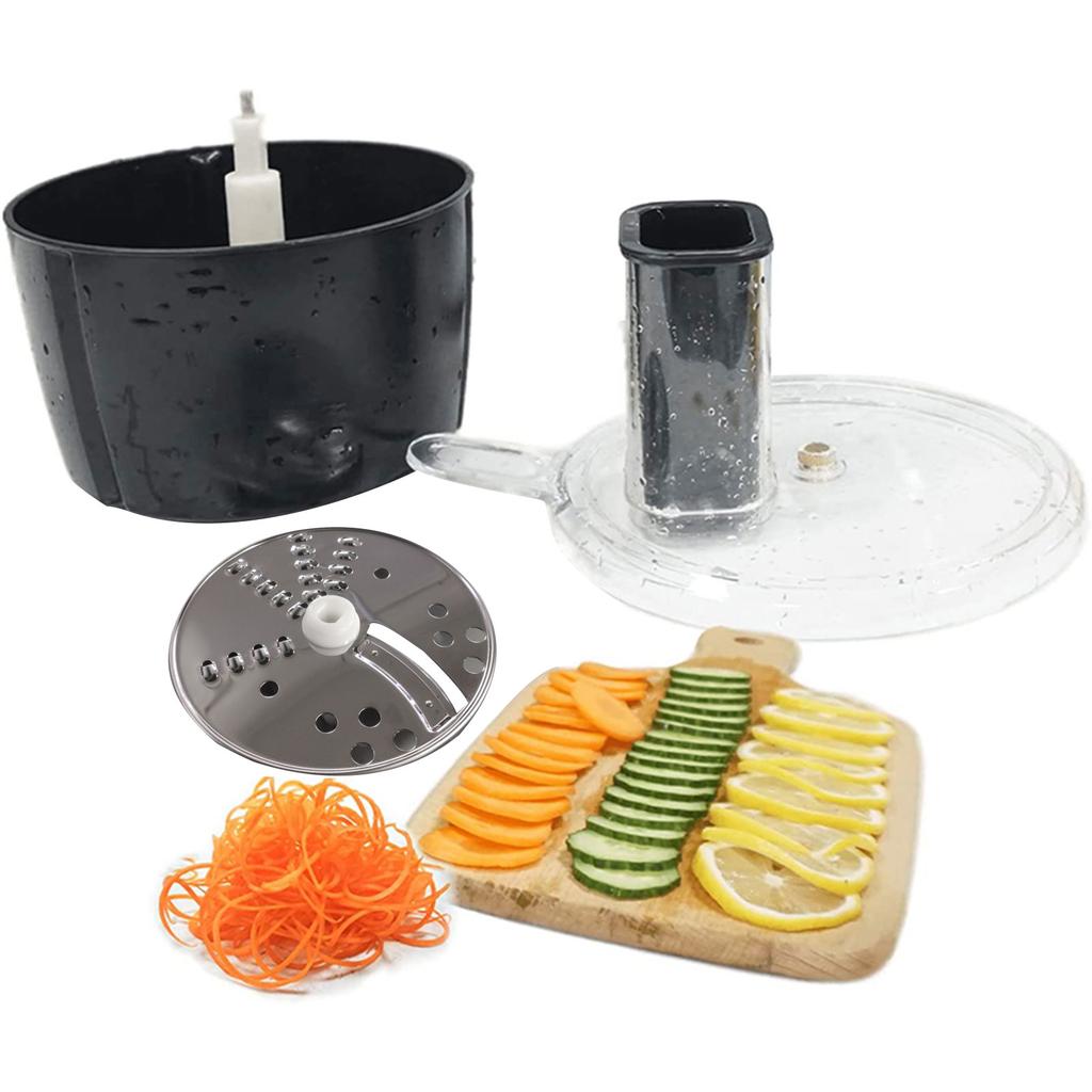 Küchenmaschine Behälter Schneidwerkzeug-Set Multifunktionales Kochmaschinen-Zubehör für Vorwerk TM5 TM6 Mixer Zerkleinerungsscheibe