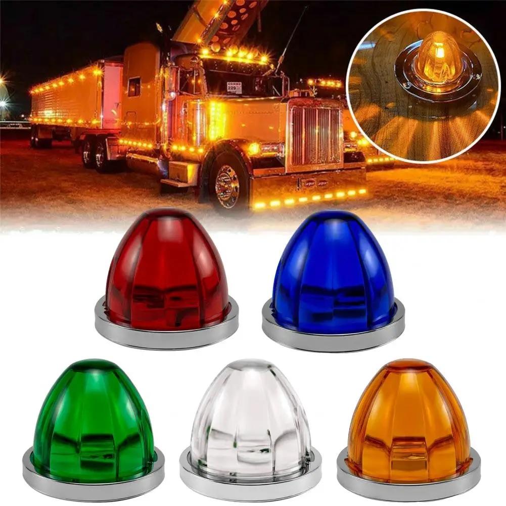 12V 24V Led Marker Light Turn Signal Lamp Indicators Warning Light For Truck Trailers Caravan ATV UTV RV Chassis Grille