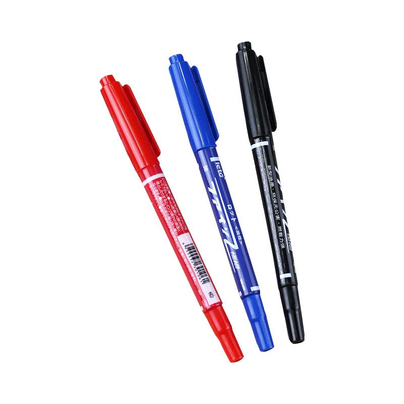 Double-Ended Oil-Based Marker for Kids - Quick-Dry, Non-Erasable Drawing Pen