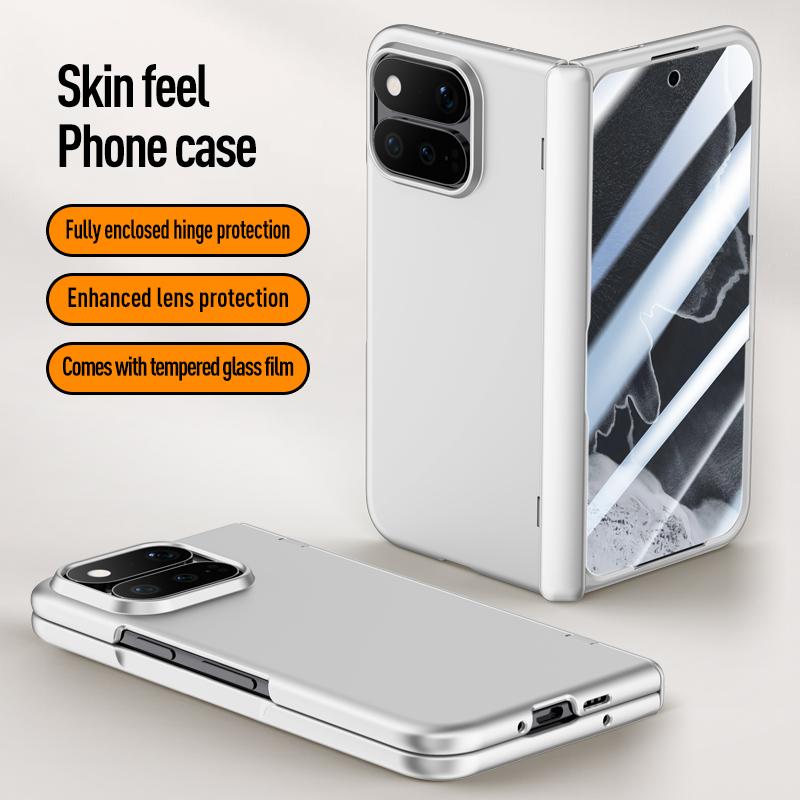 Matowe Etui Przyjazne dla Skóry Dla Google Pixel 11 Pro Fold Magnetyczny Składany Zawias Etui Ochronne All Inclusive Odporne na Wstrząsy