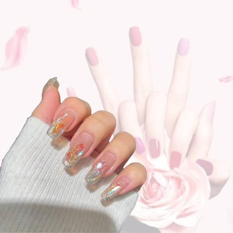 Nail Art Wearable Patch Whitening Detachable Fashionable Trend Designed Cute