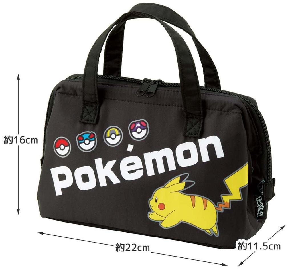 Torba śniadaniowa Skater Pokemon na zatrzask, Izolowana, Zamykana, Damska, KGA1-A
