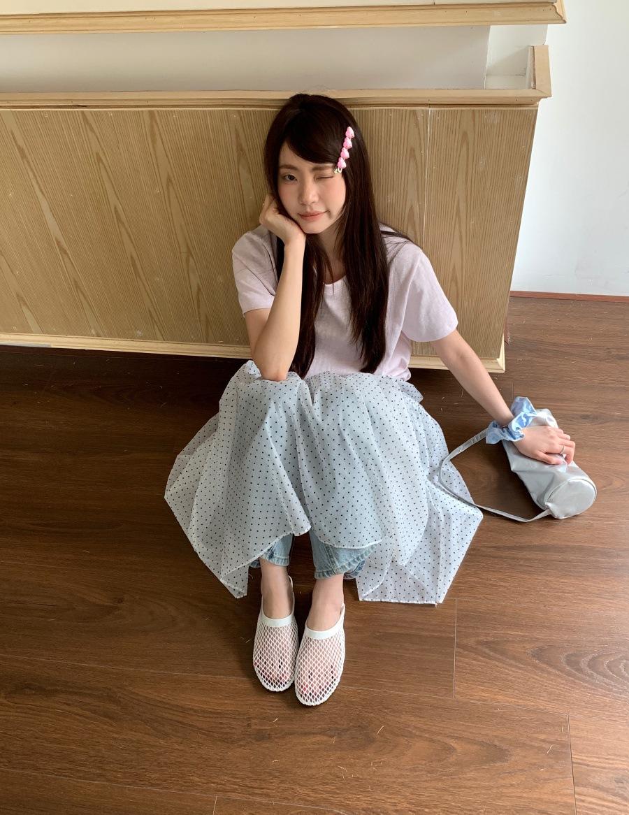 

2025 spring and summer new fishing net hollow round head breathable light flat bottom half slippers women s fashion comfortable simple 39 белый