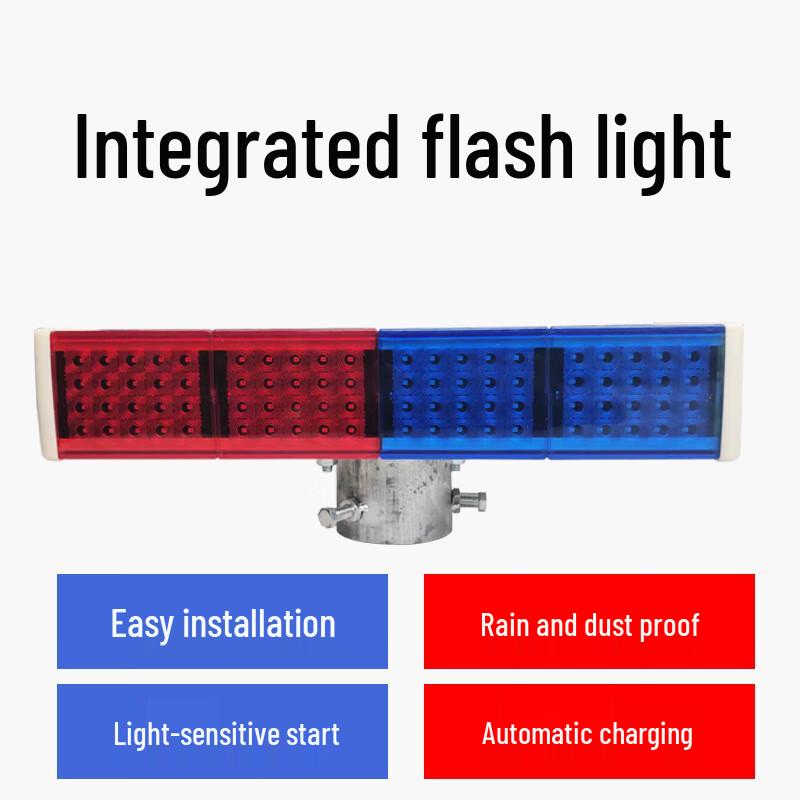 

Pailide Solar Flashing Red & Blue Warning Light Standard