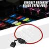 A ABSOPRO Fuse Holder 25A Mini Style Fuse 12 AWG Fuse Holder Waterproof
