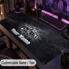 Large Mouse PadSex Pistols Custom Name Text Personalized Desk Mat Non Slip Gaming Pad