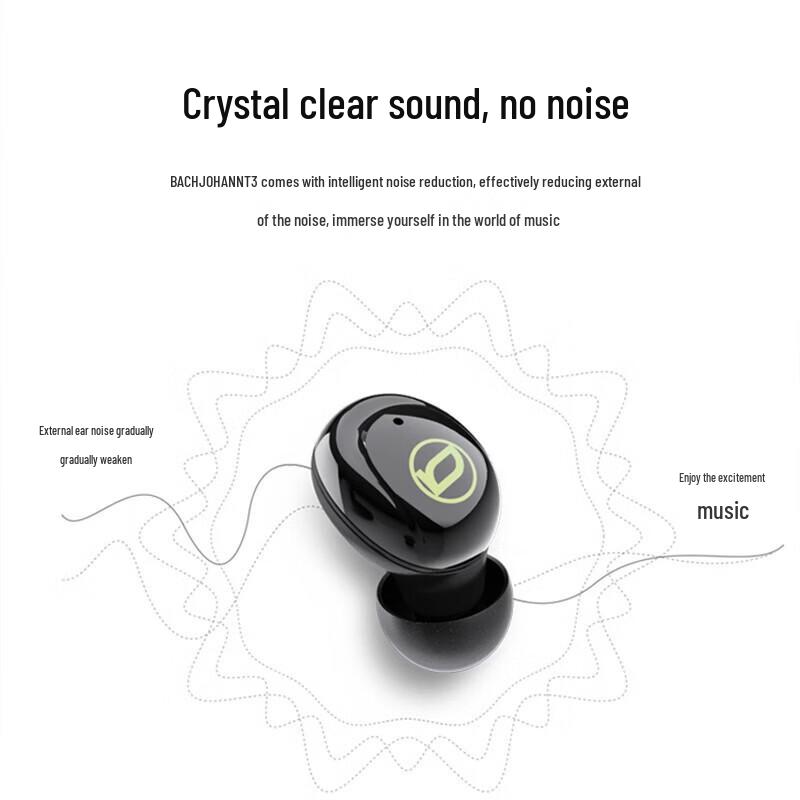Bach Johann T3 True Wireless In-Ear Sports Earbuds