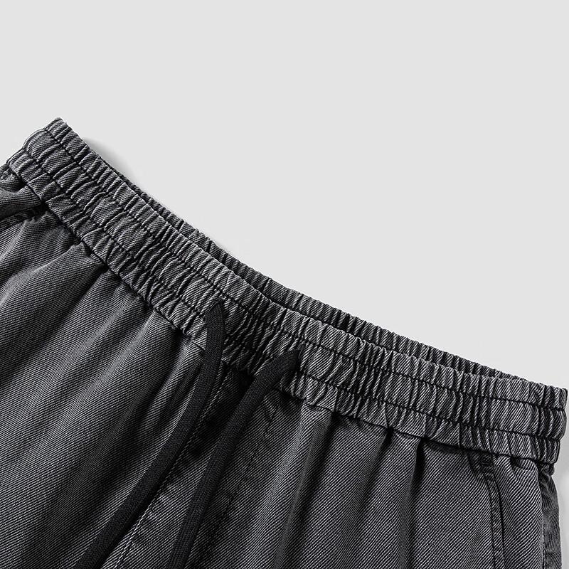 Semir Men's Oversize Vintage Washed Denim Workwear Shorts