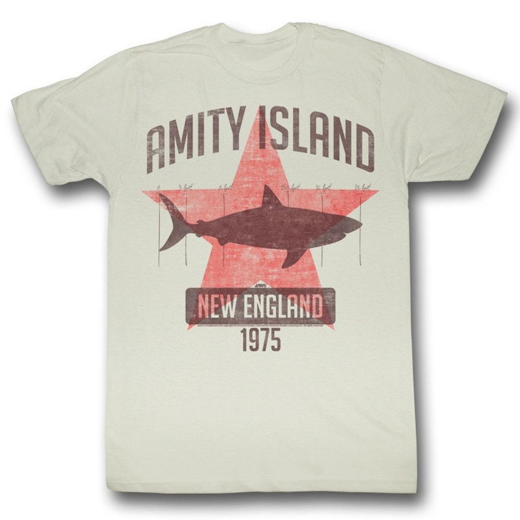 Jaws New England Natural Adult T-Shirt