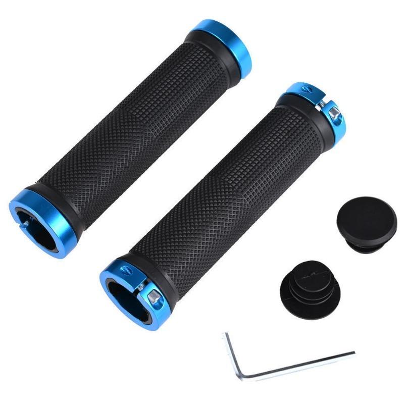 1 Set Fahrradgriffe mit Klemmringen Mountainbike MTB Fahrradlenkergriffe Rutschfeste Fahrradhandgriffe Radsport Fahrradzubehör